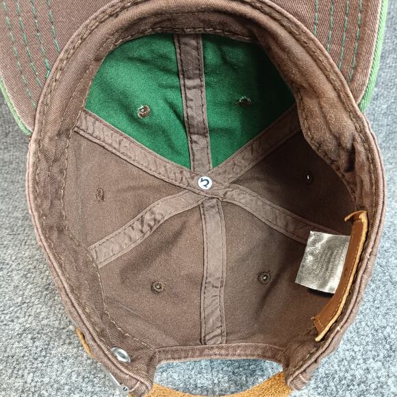 True Religion Cap Hat Buddah Logo Two Tone Baseball Brown Strapback - Picture 6 of 8